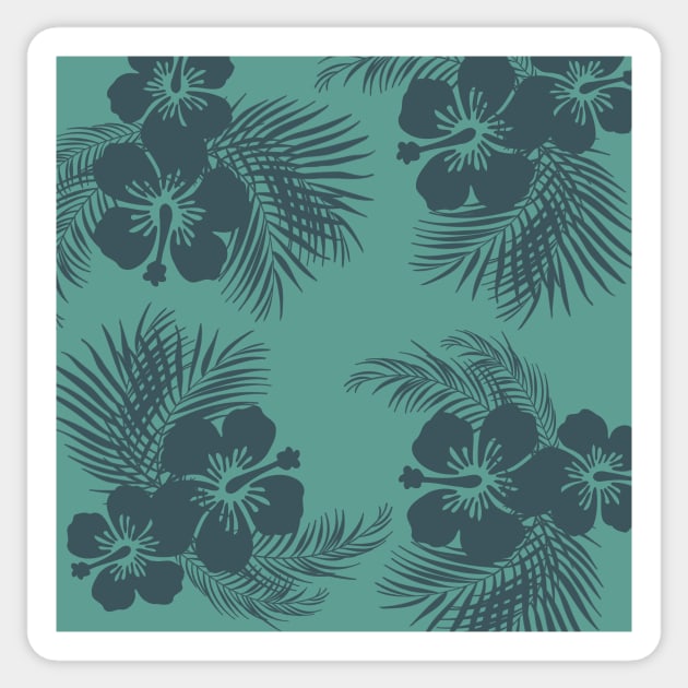 GTA Vice City Inspired Tropical Design Sticker by The Libertarian Frontier 